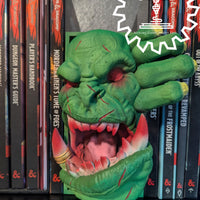 Orc Barbarian Monster 3D Printed Book Nook- Miniatures of Madness- Unleash the Apocalypse on your Bookshelf!