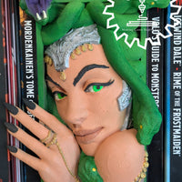 Medusa 3D Printed Book Nook- Miniatures of Madness- Beware the Gaze of Medusa!