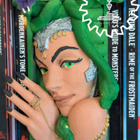 Medusa 3D Printed Book Nook- Miniatures of Madness- Beware the Gaze of Medusa!