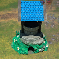 Enchanted Wishing Well 3D Printed Dice Tower by Kim Bolt - Fate's End Fey Moon Collection - Make a Wish in this Ancient Magical Water Well!