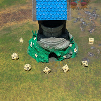 Enchanted Wishing Well 3D Printed Dice Tower by Kim Bolt - Fate's End Fey Moon Collection - Make a Wish in this Ancient Magical Water Well!