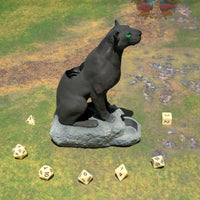 Giant Panther 3D Printed Dice Tower by Kim Bolt - Fate's End Fey Moon Collection - Summon the Spirit of the Wild with the Giant Panther!