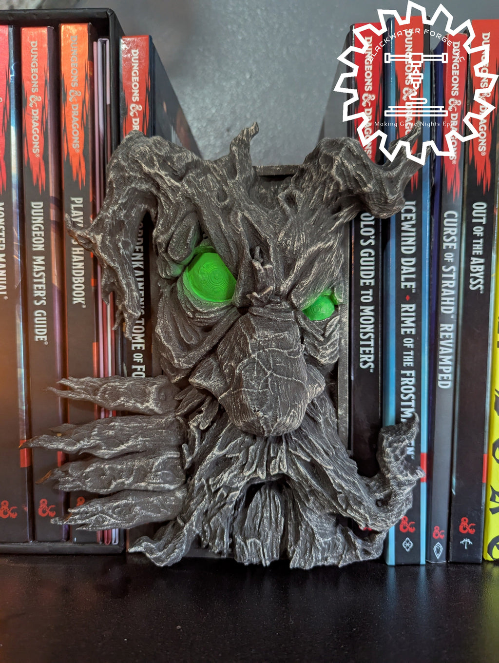Treant 3D Printed Book Nook- Miniatures of Madness- Bring your bookshelf to life with the Treant Book Nook!