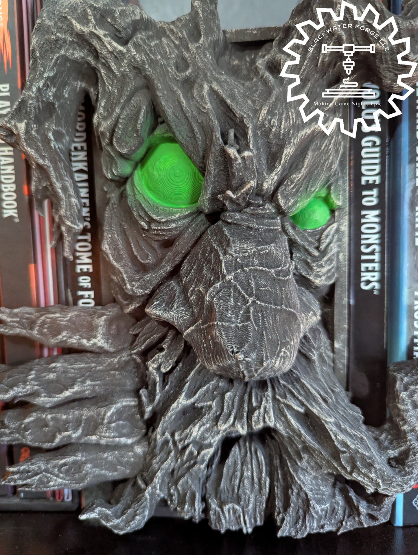 Treant 3D Printed Book Nook- Miniatures of Madness- Bring your bookshelf to life with the Treant Book Nook!