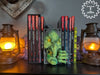 Baba Yaga Witch 3D Printed Book Nook- Miniatures of Madness- Bring Eerie Folklore to Life!