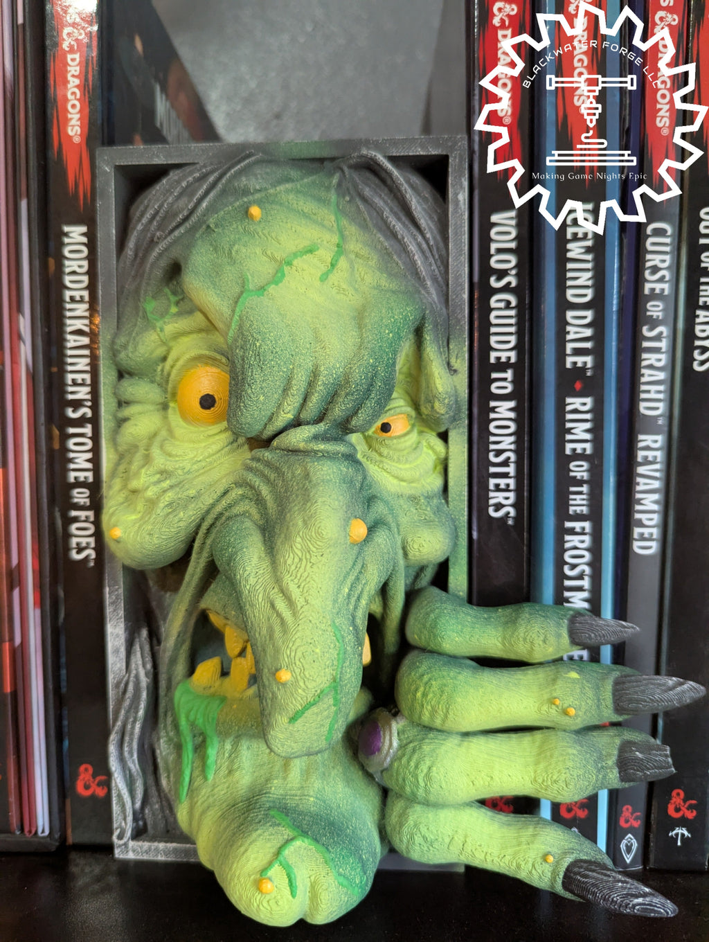 Baba Yaga Witch 3D Printed Book Nook- Miniatures of Madness- Bring Eerie Folklore to Life!