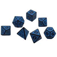 Enchanted Seas - 7 Piece DnD Dice Set | Acrylic RPG Gaming Dice