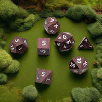 Briarwood Berry - 7 Piece DnD Dice Set | Wood RPG Gaming Dice