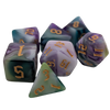 Siberian Iris - 7 Piece DnD Dice Set | Acrylic RPG Gaming Dice
