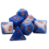 Sea and Sky- 7 Piece DnD Dice Set | Acrylic RPG Gaming Dice