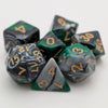 Mint Shake - 7 Piece DnD Dice Set | Acrylic RPG Gaming Dice