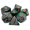 Mint Shake - 7 Piece DnD Dice Set | Acrylic RPG Gaming Dice