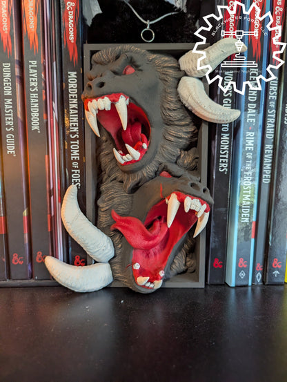 Bloodthirsty Demons 3D Printed Book Nook- Miniatures of Madness- Enter the Realm of Darkness!