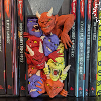 Imp Demons 3D Printed Book Nook- Miniatures of Madness- Step Into the Shadows!