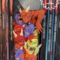 Imp Demons 3D Printed Book Nook- Miniatures of Madness- Step Into the Shadows!