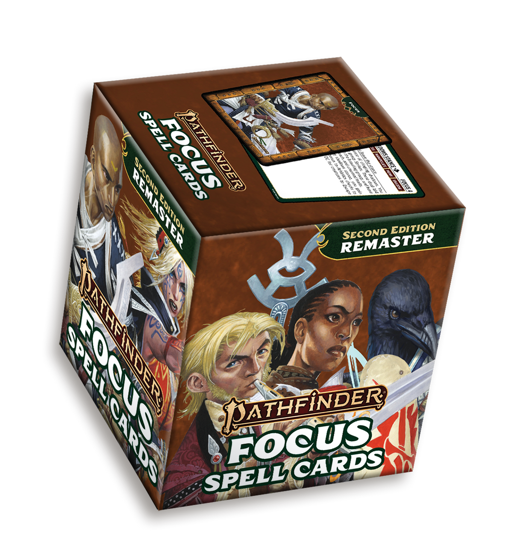 Pathfinder 2E: Spell Cards - Focus - Remastered