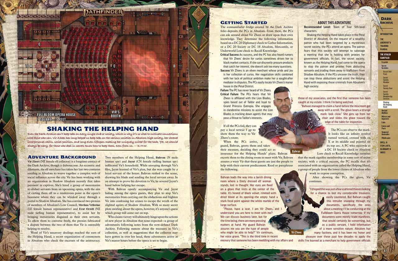 Pathfinder: Dark Archive Sketch Edition (2E) (Remaster)