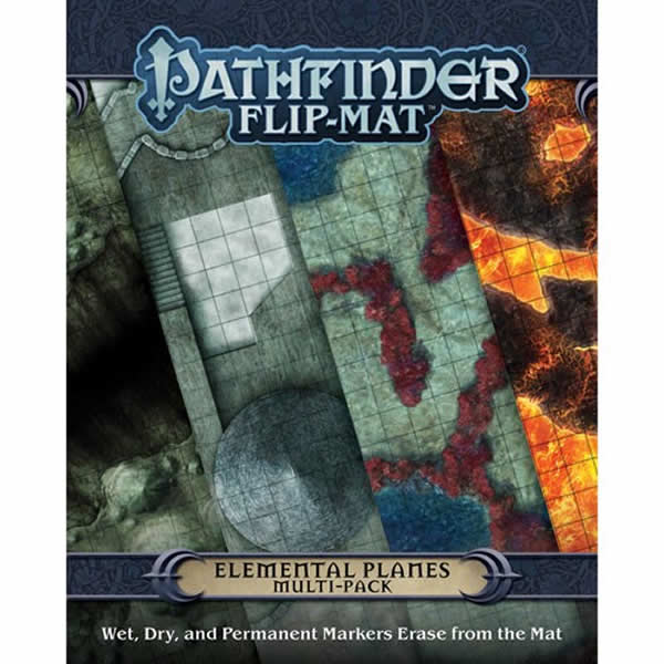 Elemental Planes Flip Mat Multi-Pack - Pathfinder Gaming Maps 2-Pack