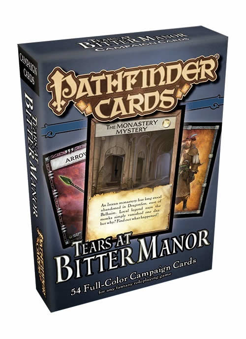 PZO3038 Tears at Bitter Manor Module Deck GameMastery Pathfinder RPG