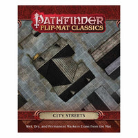 PZO31007 City Streets Flip-Mat Classics Pathfinder RPG Paizo Publishing