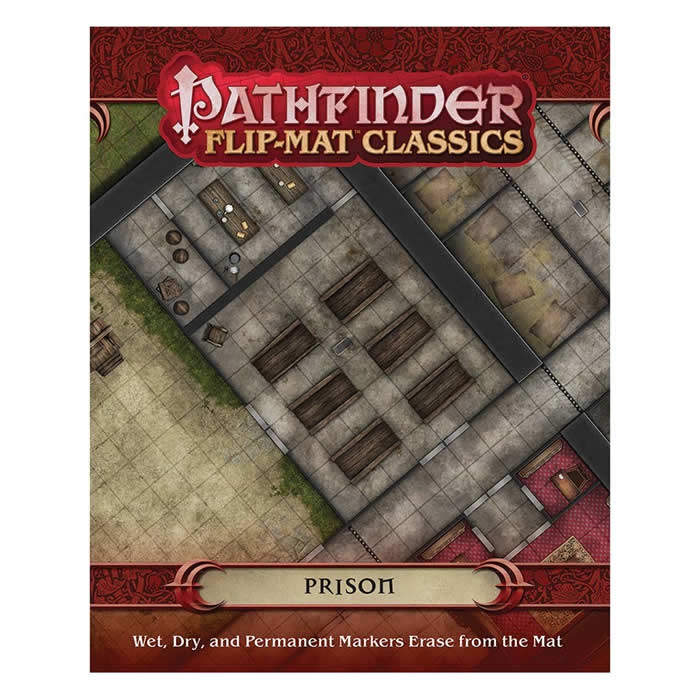 Prison Flip-Mat Classics - Pathfinder Gaming Map 24x30