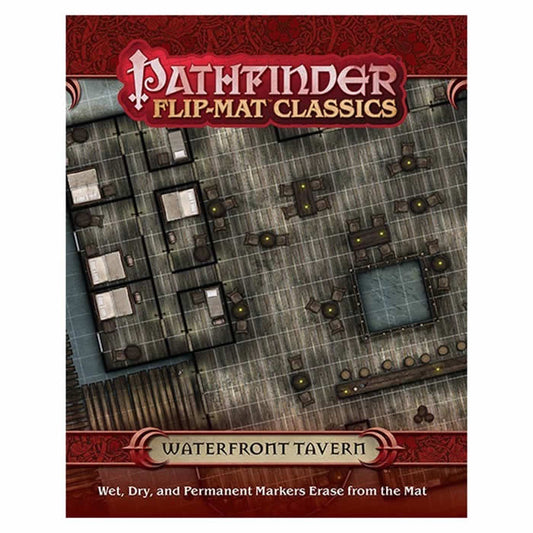 Waterfront Tavern Flip-Mat Classics - Pathfinder Gaming Map 24x30