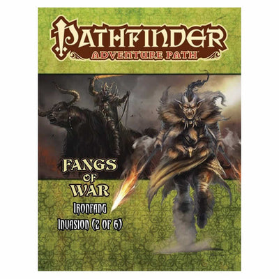 PZO90116 Fangs Of War Pathfinder Adventure Book 2 of 6 Paizo