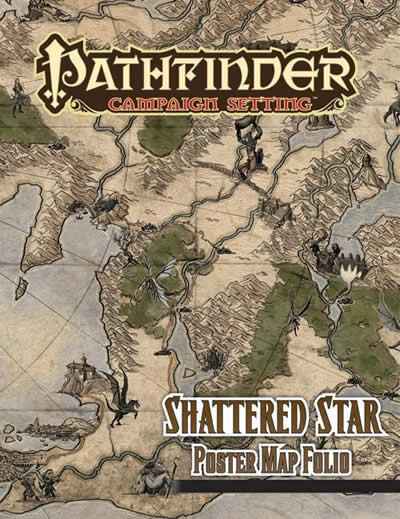 PZO9254 Shattered Star Poster Map Folio