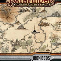 PZO9277 Pathfinder Iron Gods Poster Map Folio RPG Supplement Paizo
