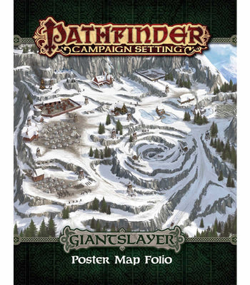 PZO9282 Giantslayer Poster Map Folio Pathfinder Campaign Setting Paizo Publishing