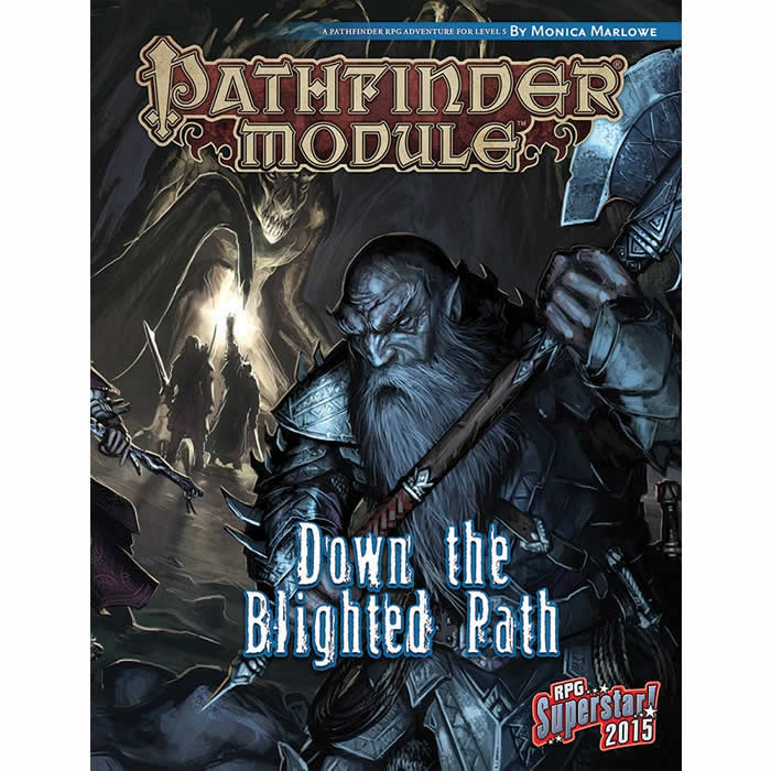 PZO9550 Down The Blighted Path Pathfinder Module RPG Paizo