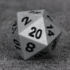 Paladin Bright Silver Metal DND Dice Set