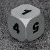 Paladin Bright Silver Metal DND Dice Set