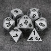 Paladin Bright Silver Metal DND Dice Set