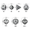 Dwarven-Forged Antique Gold Metal D&D Dice Set
