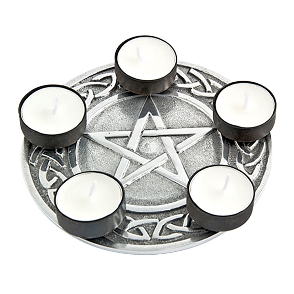 5 Point Pentagram T-Light Holder