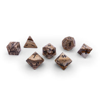 Picture Jasper - 7 Piece RPG Set Gemstone Dice