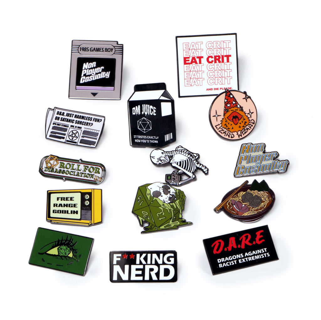 Mystery Enamel Pin Bag with Surprise RPG and Tabletop Pins – Open ...
