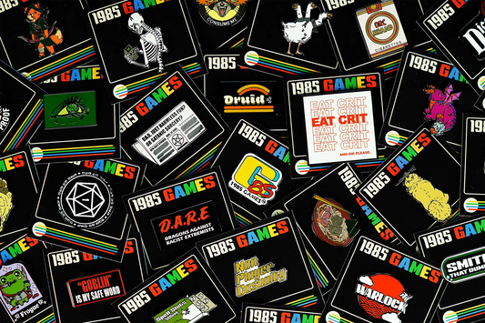 25-Pack Mystery Enamel Pin | 100+ Designs, No Duplicates | 1985 Games