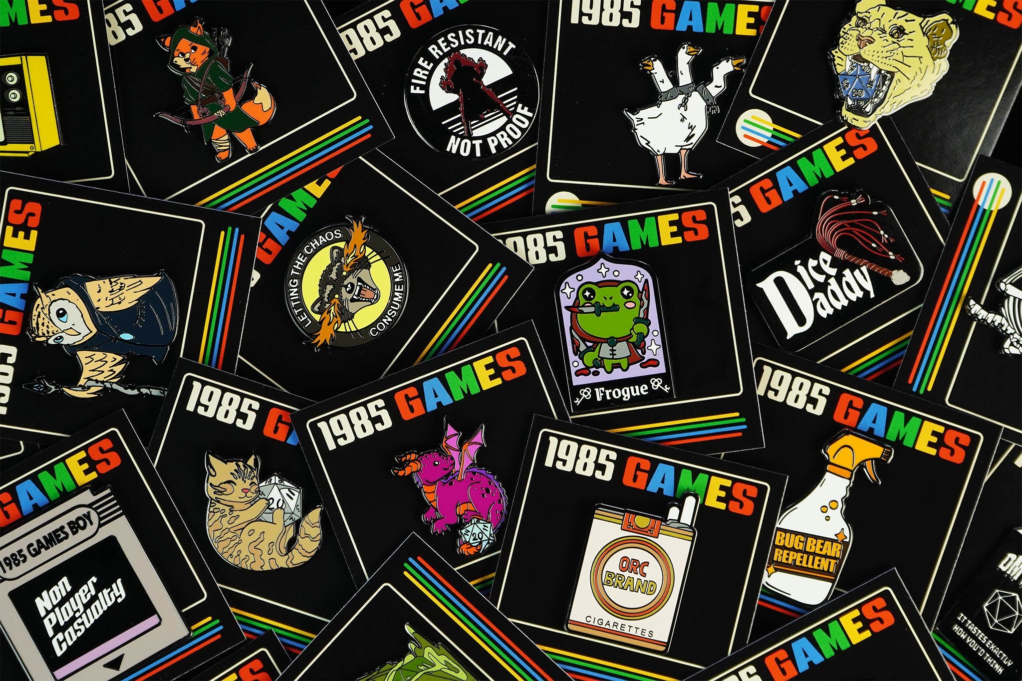 Mystery Enamel Pin Bag with Surprise RPG and Tabletop Pins – Open ...