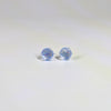 Dreamcurrent D20 Sterling Silver Stud Earrings - Pink Blue Sparkle Dice Jewelry