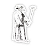 Plague Doctor Vinyl Sticker - Gothic Medieval Art