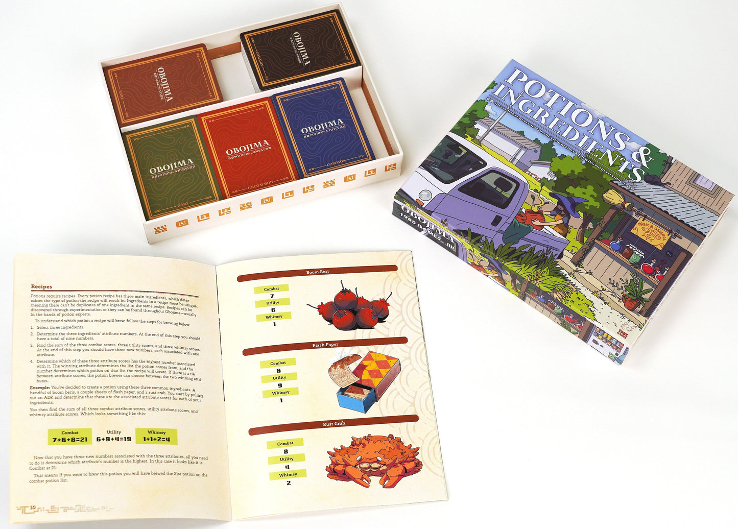 Obojima Potion & Ingredient Deck Box | D&D 5E Potion Brewing System