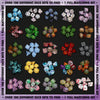 Premium DND Dice 6 Pack – 6 sets of unique dice stickers and pins! No Duplicates!
