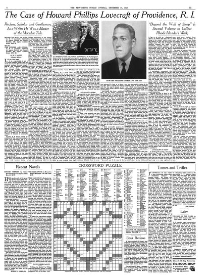 Providence Sunday Journal Replica