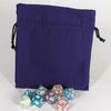 Bloodlust RPG Dice Set - Maroon Silver Battle 8pc Dice