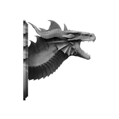 Purple Chromatic Dragon Wall-Mountable Bust
