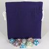 Bloodlust RPG Dice Set - Maroon Silver Battle 8pc Dice