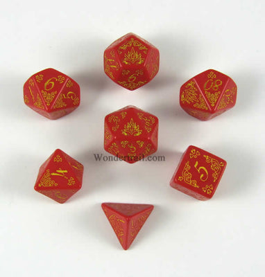 QWSSPAT23 Pathfinder-Curse of the Crimson Throne Dice Set
