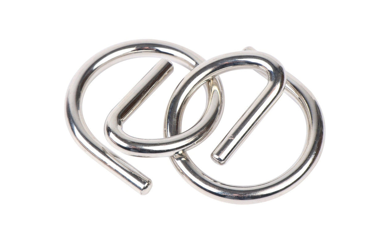 Q&Q Puzzle – Steel Take-Apart Brain Teaser for Beginners, Medium Difficulty